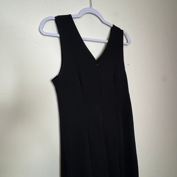 41 Hawthorn Sleeveless Jumpsuit Medium NWOT Black V-Neck Draped Front - Picture 5 of 8